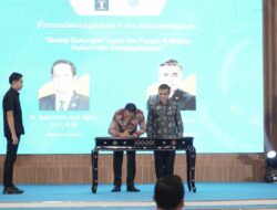 Teken Kerja Sama Antar-K/L, Menkum , Sudah Tidak Ada Lagi Ego Sektoral
