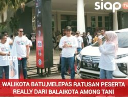 Walikota Batu Melepas Ratusan Peserta Really dari Balaikota Among Tani
