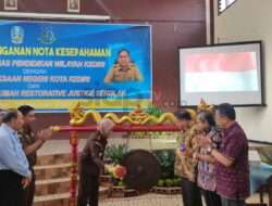Penandatanganan Kesepahaman Cabang Dinas Pendidikan Wilayah Kediri dengan Kejaksaan Negeri Kota Kediri