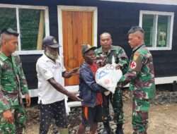 Spesial Peresmian Rumah Gembala, Satgas Pamtas Yonif Raider 142/KJ