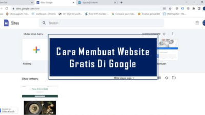 Cara Membuat Web Hosting Di Google Sites