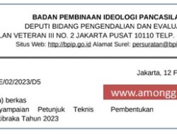 Petunjuk Teknis (Juknis) Pembentukan Paskibraka Tahun 2023