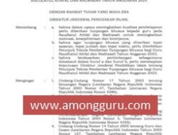 Juknis Pemberian Tunjangan Khusus bagi Guru RA dan Guru Madrasah Tahun 2023