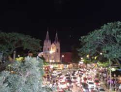 Arus Kepadatan Mulai Meningkat Banyaknya Masyarakat Luar kota Berlibur Untuk Nikmati Distinas Yang Ada di Kota Malang