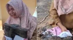 Momen Viral Seorang Guru Menangisi Laptop yang Tertutup Lumpur Kering di Pidie Jaya, Ungkap Banyak Data Pensiunan Rekan Sejawat
