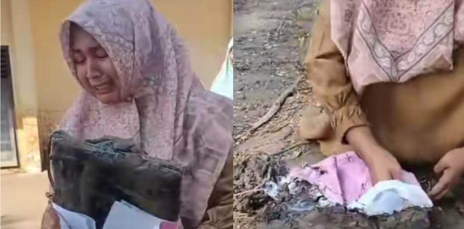 Momen Viral Seorang Guru Menangisi Laptop yang Tertutup Lumpur Kering di Pidie Jaya, Ungkap Banyak Data Pensiunan Rekan Sejawat