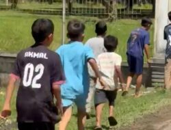 Jelang Pergantian Tahun di Lokasi Bencana, Warga Tapanuli Selatan Berlarian Ceria Sambut Prabowo